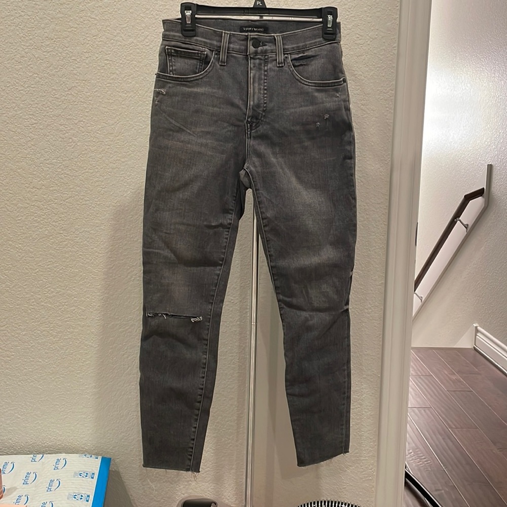 Lucky Brand Gray skinny jeans